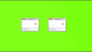 Windows 7  Error green screen