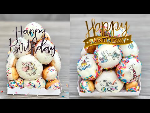 Donat Ultah Kecil Kecil