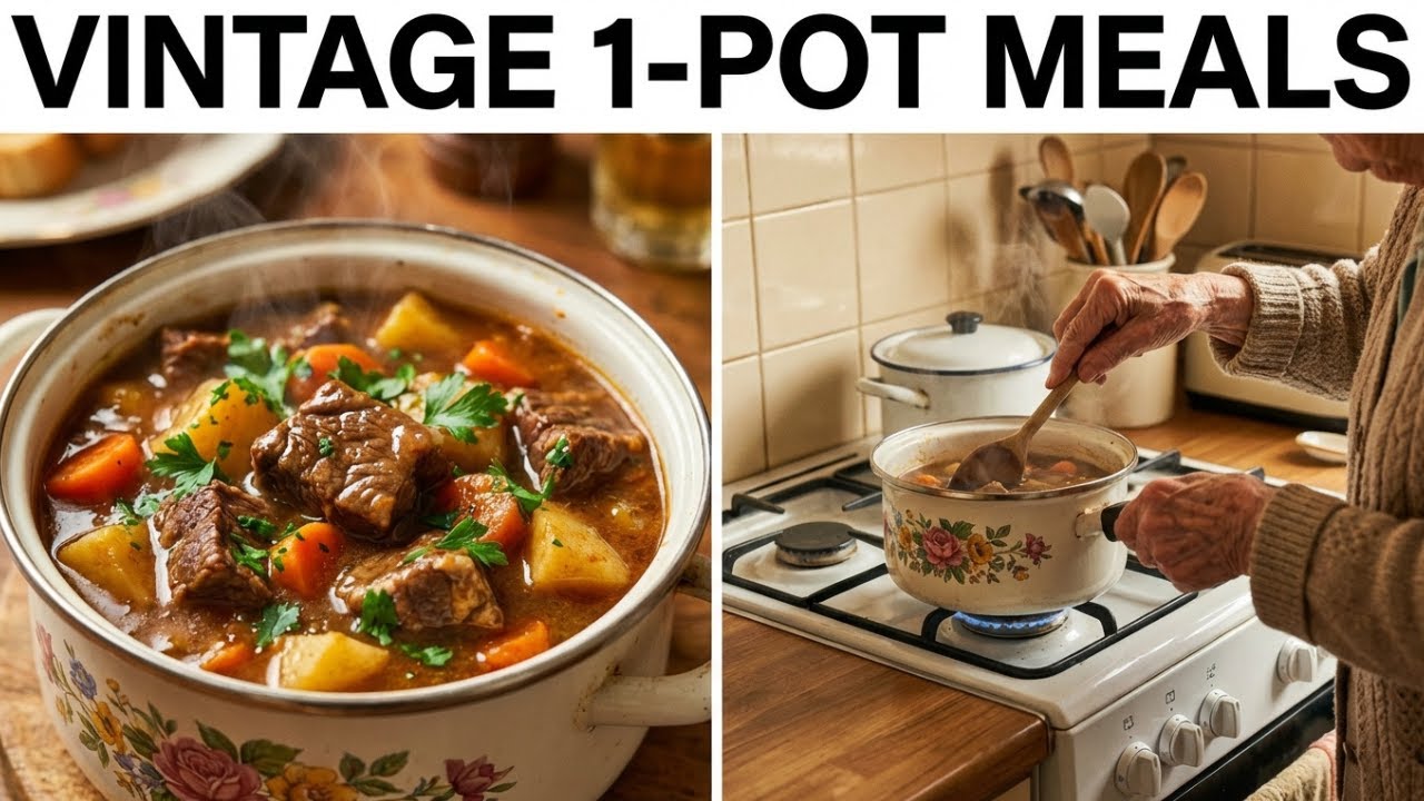 20 CHEAP British Vintage One-Pot Meals for Seniors Living Alone (That Cost Pennies!)