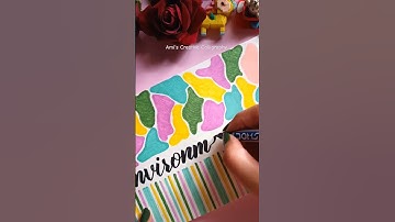 Front Page design for EVS #shortvideo #evs #youtubeshorts #environmentalscience