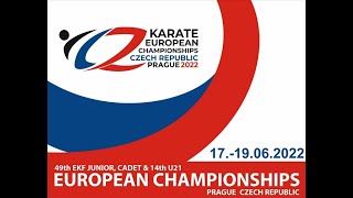 EKF Junior, Cadet & U21 Championships 2022 - Prague, U21 Kumite Female -55 kg: VARGOVA vs MAGAJNA