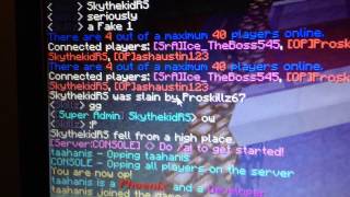 I killed skythekidrs ( Skydoesminecraft )