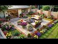 Transform your patio into a floral paradise with these creative flower bed designs