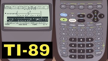 TI-89 Calculator - 14 - Adding Rational Expressions and Partial Fractions Expansion