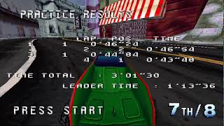 X.Racing - Explosive Racing PS1 Longplay - Not Bad Arcade Racing Game