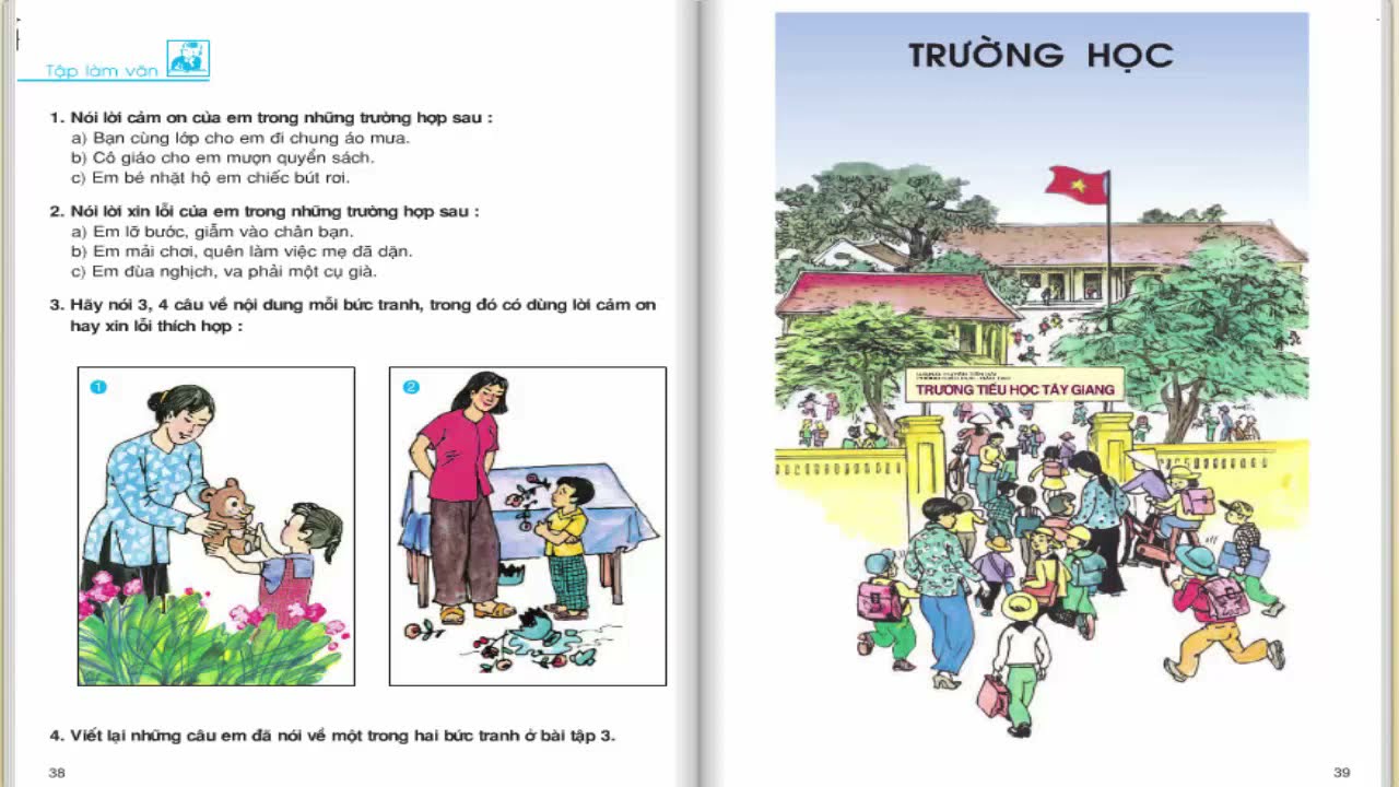 Sách Giáo Khoa Điện Tử -Tiếng Việt -Lớp 2- Tập 1 - youtube
