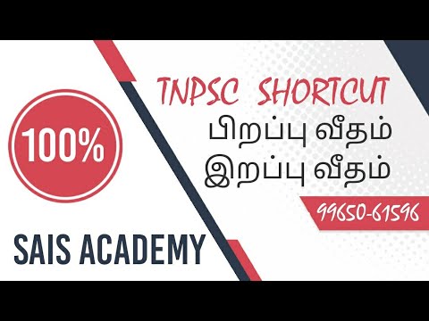 TNPSC Shortcutபிறப்பு வீதம் இறப்பு வீதம்