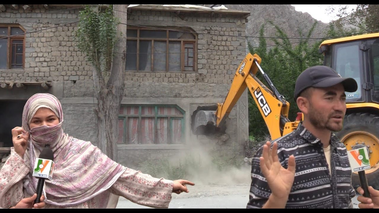 What is the story behind the demolition of houses in Minjee, Kargil? | @voiceofladakh