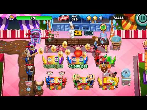 2018 Diner Dash Candy Carnival level 153