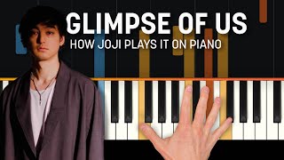 Joji - Glimpse of Us | Easy Piano Tutorial by HDpiano