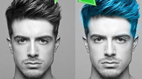 How to change hair color in Photoshop tutorial