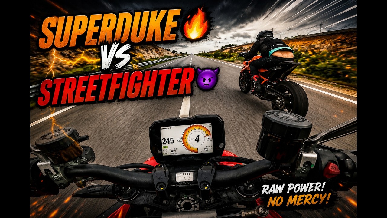 👊 SUPERDUKE 1390 🔥 VS STREETFIGHTER V4 😈 | WHICH ONE IS FASTER