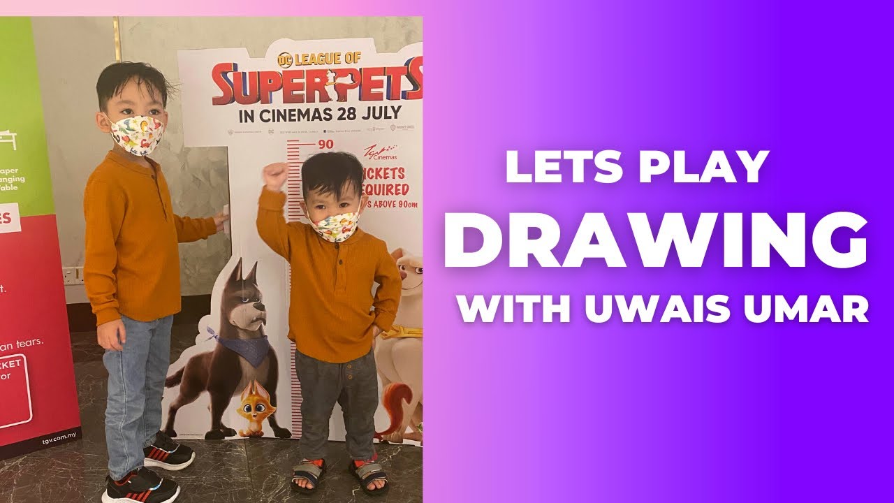 #uwaisumartv Lets play drawing with Uwais & Umar | uwaisumartv - YouTube