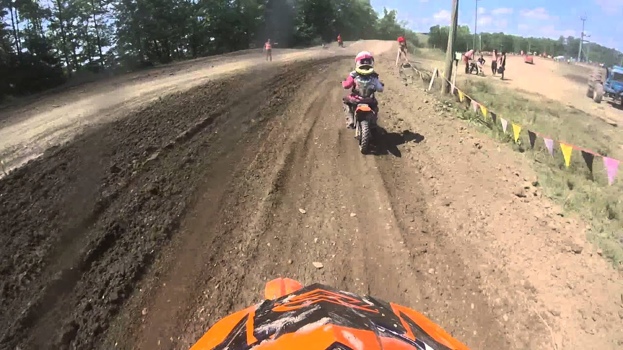 Battle for Ohio Round 2 8/16/2015 Malvern MX 50cc Moto 2 YouTube