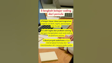 5 langkah belajar coding dari pemula #tutorial #coding #programming #tipsandtricks