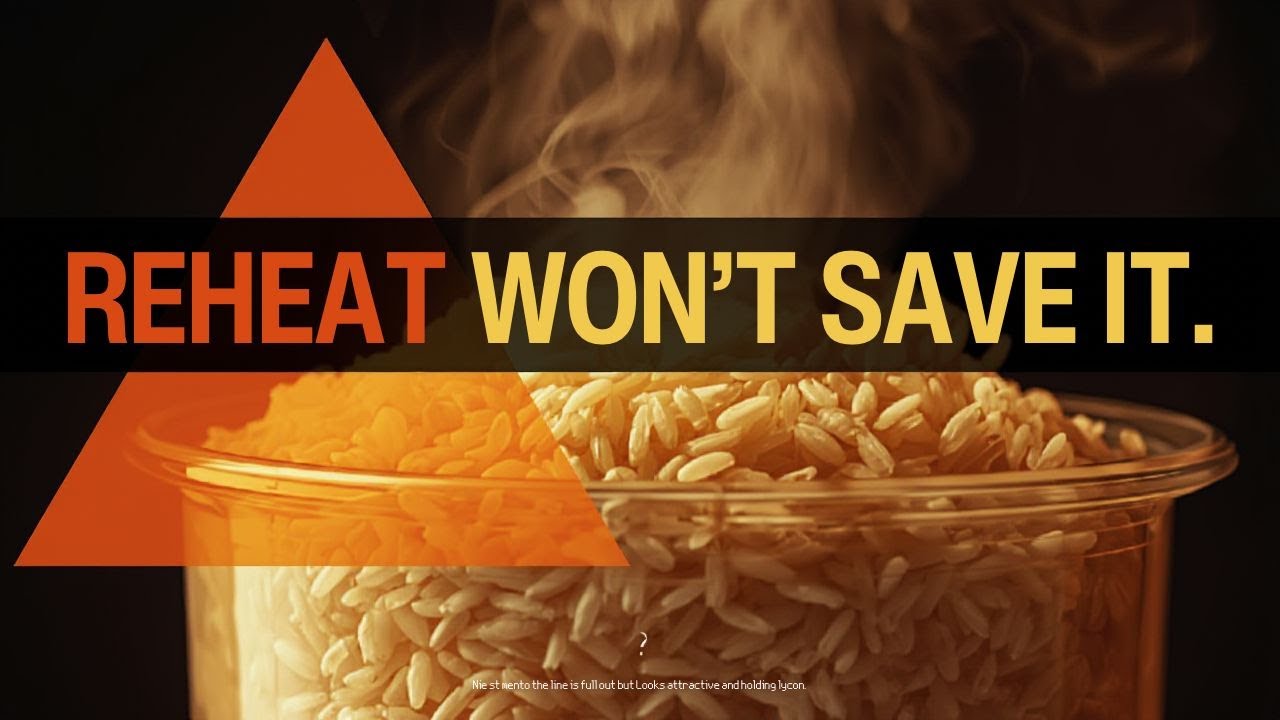 Reheating Rice Won’t Save You (Fried Rice Syndrome)