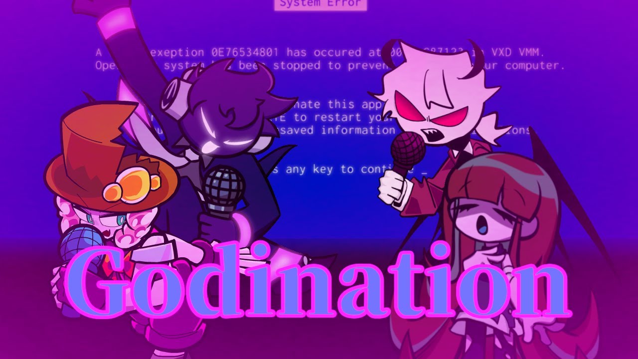 FNF Hellfied KB++ | Godination but Lily and Void and Selever and Limu ...