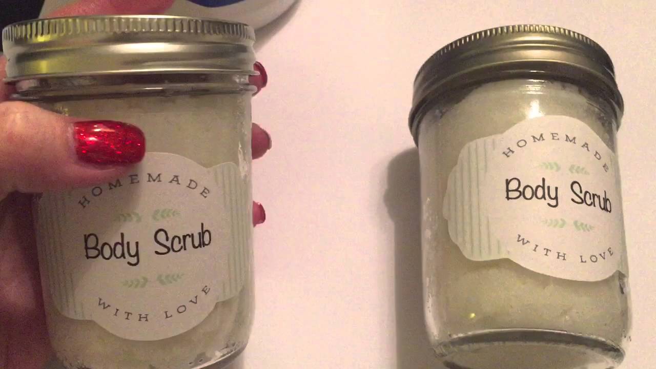 Homemade Body Scrub YouTube