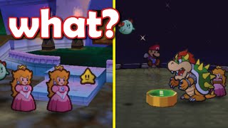 Interesting Paper Mario Observations (time travel, crashes, cloned partners, glitches, camera hacks)