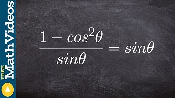 Verify an identity using the pythagorean identities