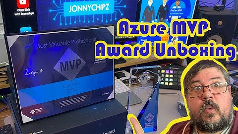 Azure MVP Award Unboxing