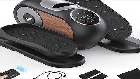 REVIEW MERACH Under Desk Elliptical Machine Home Ellipse Leg Exerciser with 12 Adjustable Speed Quie