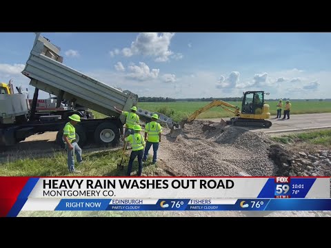 Video 'Enough force to wash the road away.' State Road 32... - youtube