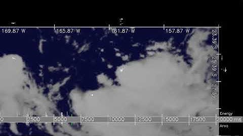 Top thunderstorm observed from space for 03/18/2019