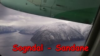 Widerøe Dash 8-100 Sogndal - Sandane