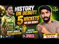 First and only Pakistani bowler to take a FIVE-WICKET HAUL on ODI debut!