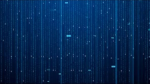 Digital Matrix Code Background Stock Motion Graphics