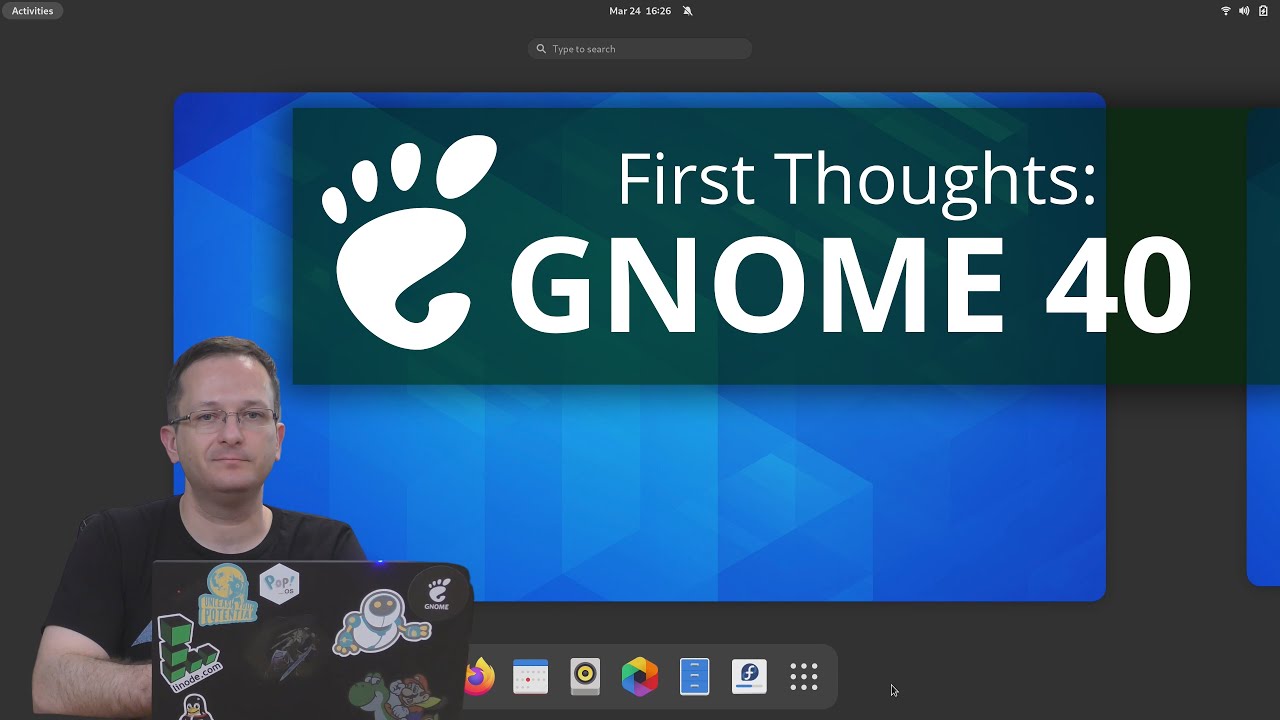 GNOME 40 - First Thoughts - YouTube