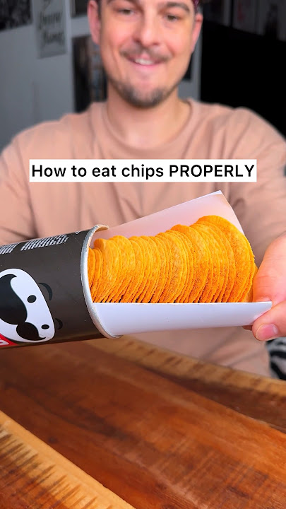 Do you know how to eat these CHIPS properly?😎❤️🍟 | CHEFKOUDY