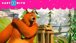 URSO DE CONSTRUÇÃO | GRIZZY AND THE LEMMINGS | CARTOONITO