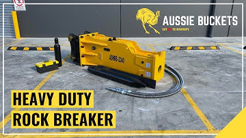 Aussie Buckets Heavy Duty Rock Breaker Walkaround | Aussie Buckets