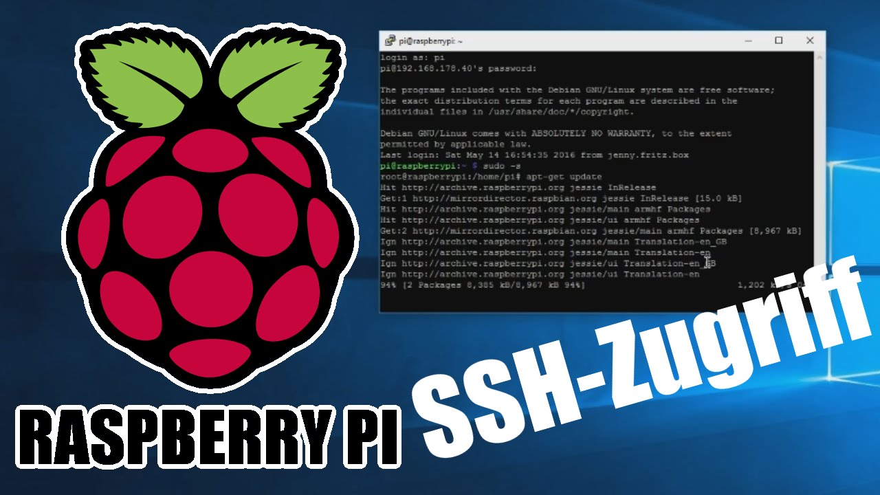 Raspberry Pi - Zugriff via SSH - 02