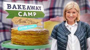 Martha Stewart Shares Layer Cake Tips and Tricks | Bakeaway Camp with Martha Stewart | Food Network