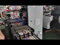 DABA high speed #flatbedcutter #diecutting machine #sheetcutter #hotstamping roll to sheet
