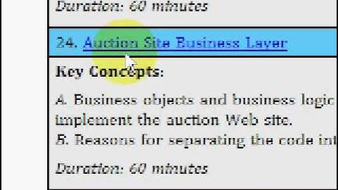 ASP.NET Soup 24 Auction Site Business Layer