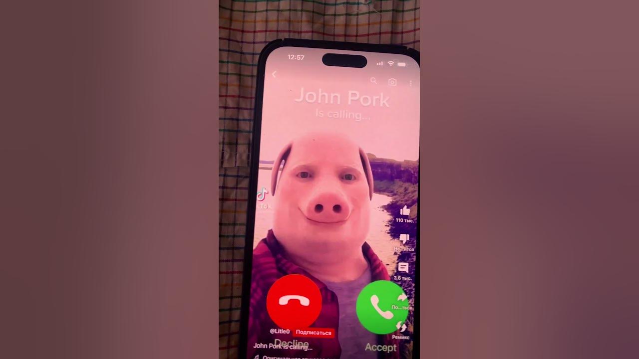 John pork is calling YouTube