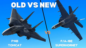 Insane! | F-14B Tomcat Vs F/A-18E Super Hornet | Digital Combat Simulator | DCS |