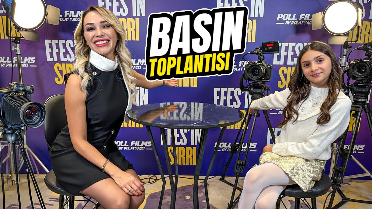 EFESİN SIRRI FİLMİMİZİN BASIN TOPLANTISINDAYIZ ! VLOG