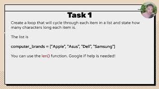 Programming 101 For A-Level - Part 7 - Lists, Arrays and List Methods