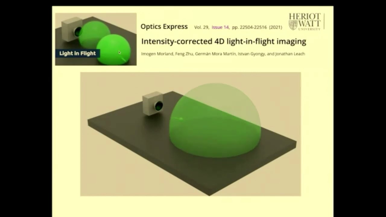 Jonathan Leach - 2022 Schawlow-Townes Symposium