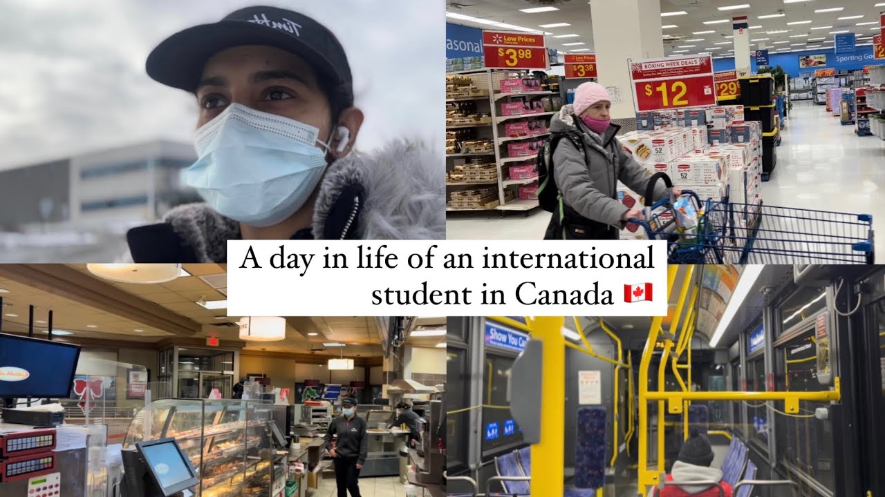 A day in my life/ International student in Canada 🇨🇦 - YouTube