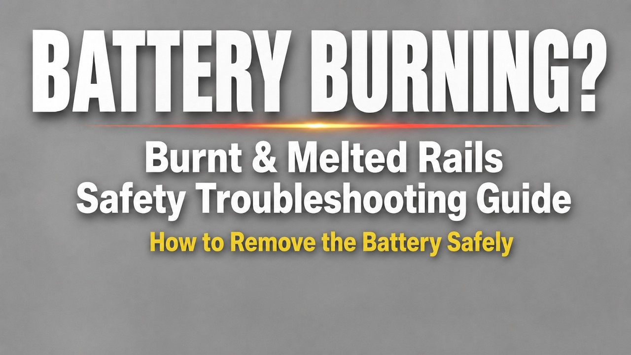 Melted Rails How to Remove a Stuck E-Bike Battery with Burnt & Melted Rails - YouTube