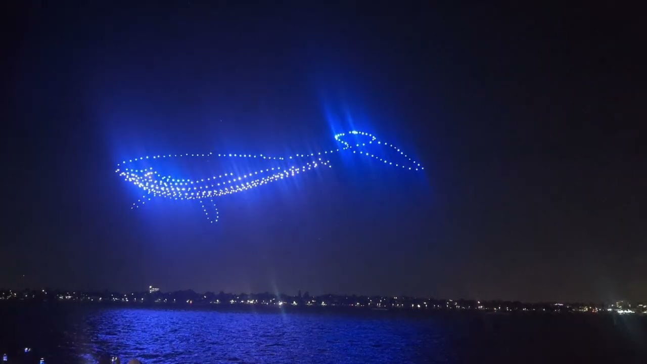 Drone show & Fireworks, Australia Day, Perth 2026