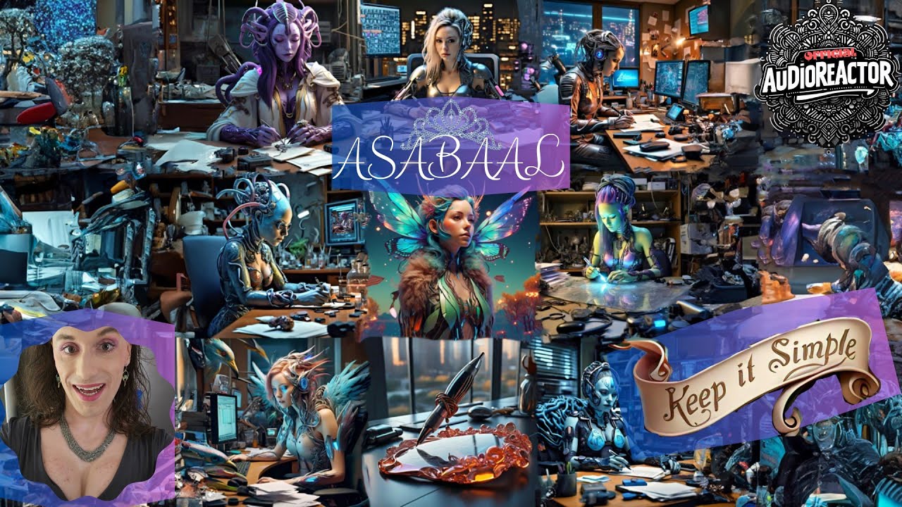 Asabaal - Keep It Simple (Official Audioreactor Lyric Video)