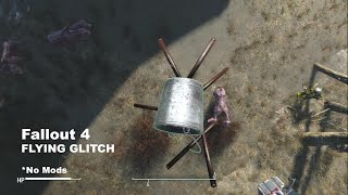 Fallout 4 Flying Glitch Using Harpoon Gun (No mods)