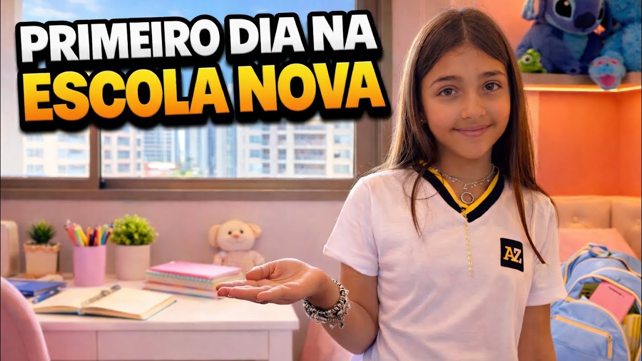SE ARRUME COMIGO PARA O 1º DIA NA MINHA ESCOLA NOVA! • Lara Caruso •